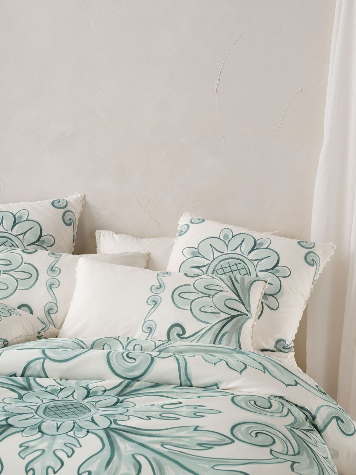 Quilt Cover Set - Thalia Linen House - Double Blue