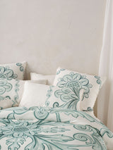 Quilt Cover Set - Thalia Linen House - Double Blue