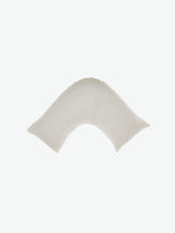 Pillowcase - 300 Thread Count Cotton Percale Vienna Linen House - U-Shaped Grey