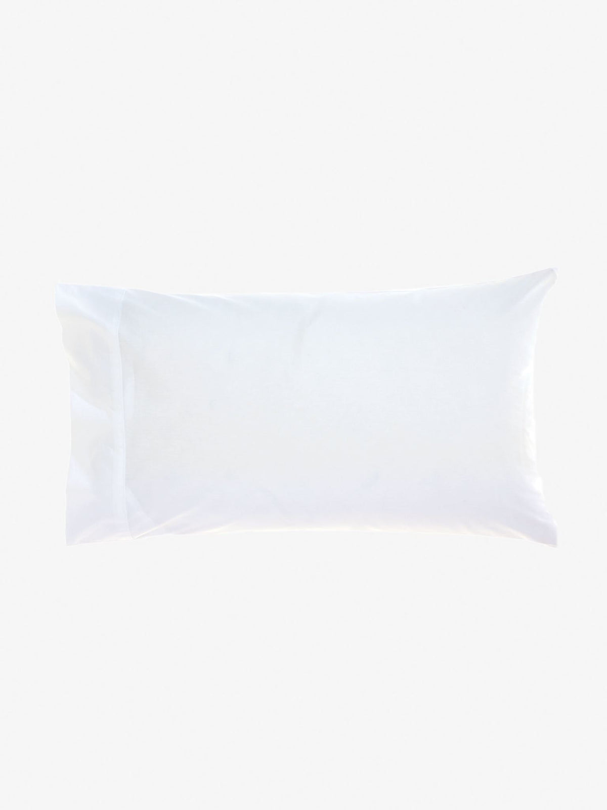 Pillowcase - 300 Thread Count Cotton Percale Vienna Linen House - King White
