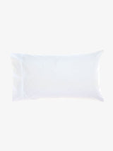 Pillowcase - 300 Thread Count Cotton Percale Vienna Linen House - King White