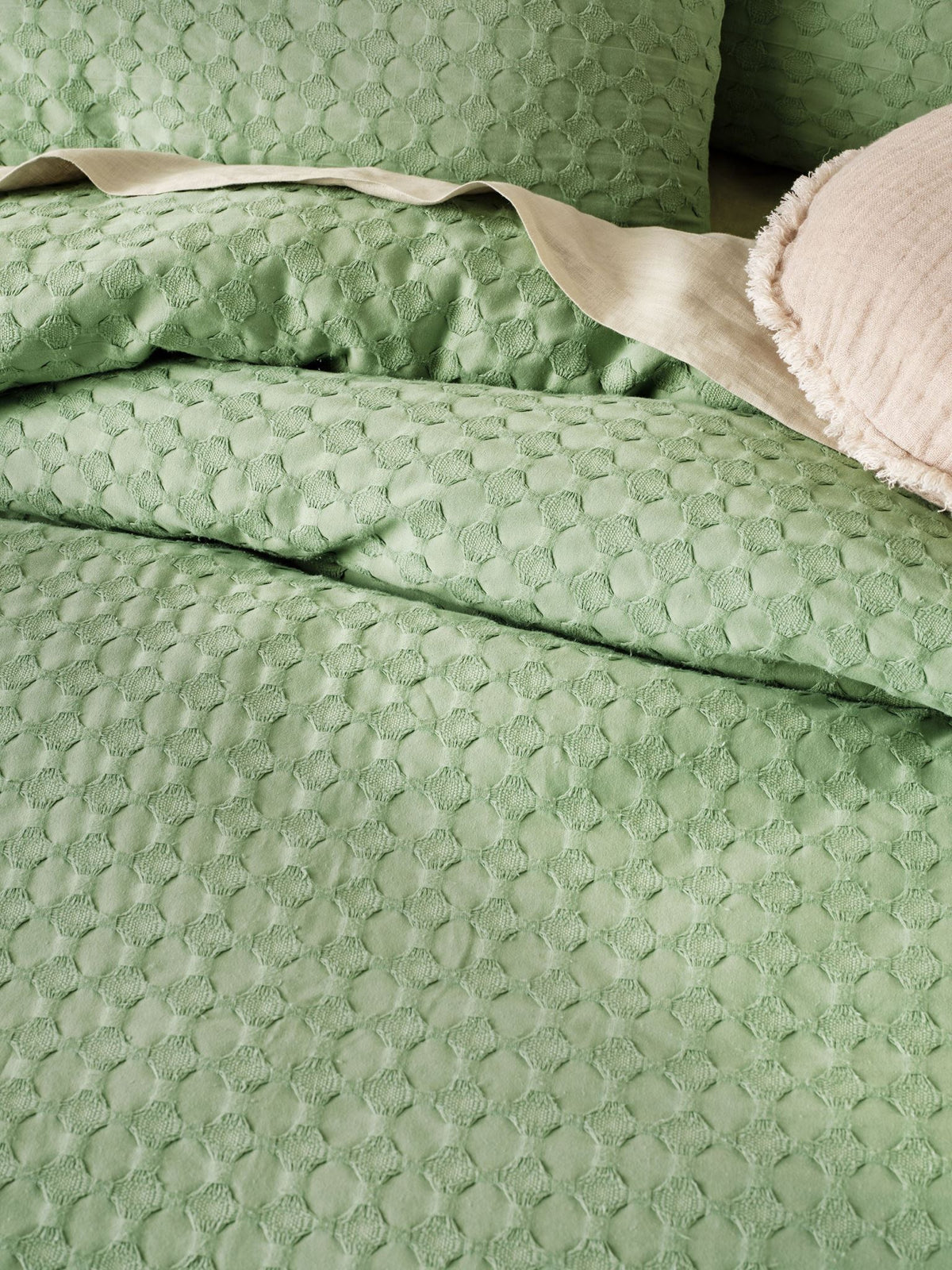 Quilt Cover Set - Vista Linen House - Queen Green