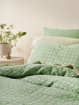Quilt Cover Set - Vista Linen House - Queen Green