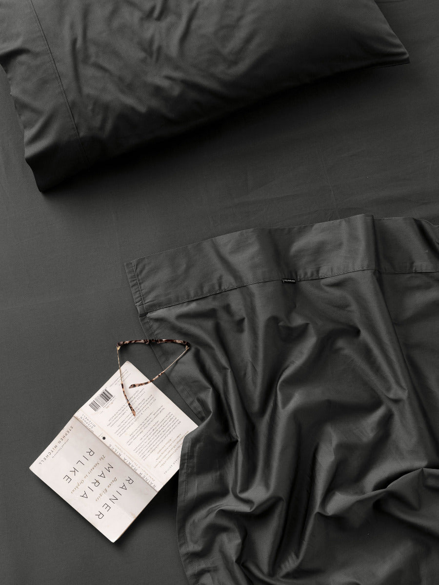 Pillowcase 500 Thread Count Cotton Sateen Augusta Magnet - Standard