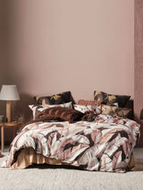 Quilt Cover Set - Kalena Linen House - Queen Brown