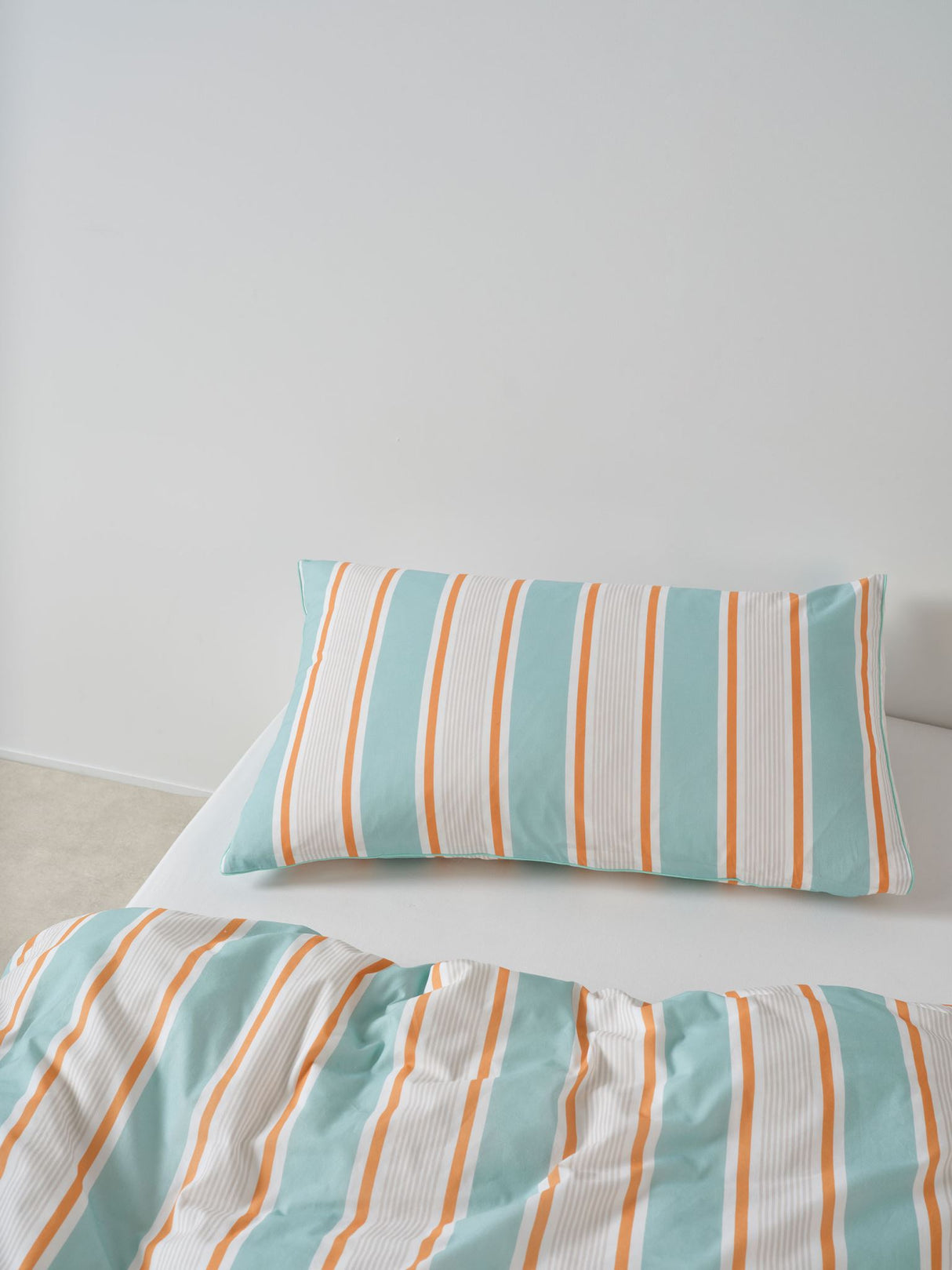 Sailor Stripe Duvet Cover Set by Linen House Kids - Single (Blue)