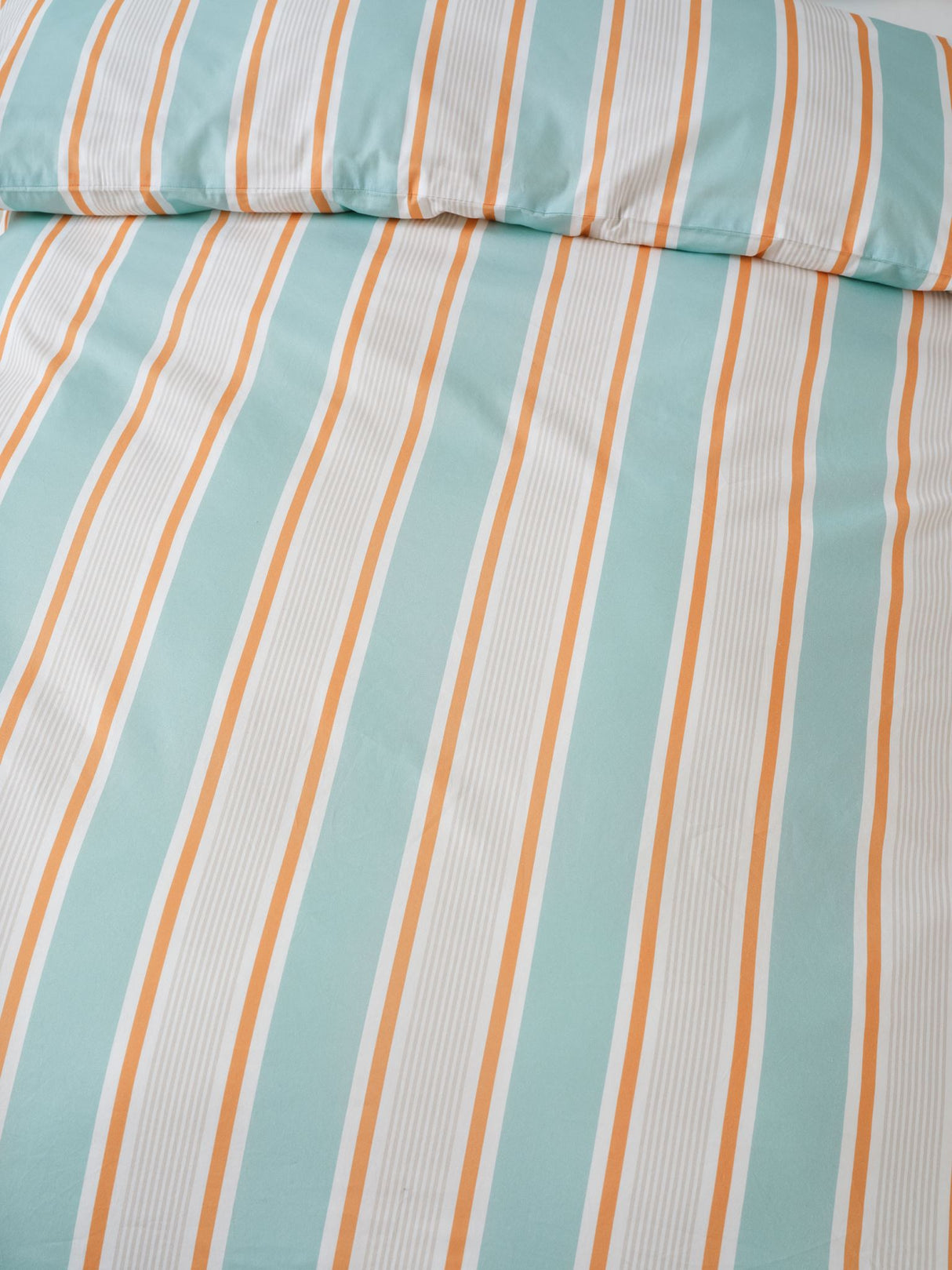 Sailor Stripe Duvet Cover Set by Linen House Kids - Single (Blue)