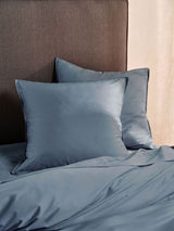 European Pillowcase - 400TC Bamboo Cotton Nara Bluestone - 65cm x 65cm