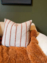Cushion - Elton Ginger 48 x 48cm Linen House - 48cm x 48cm Brown