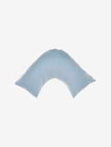 Pillowcase - 300 Thread Count Cotton Percale Vienna Linen House - U-Shaped Blue