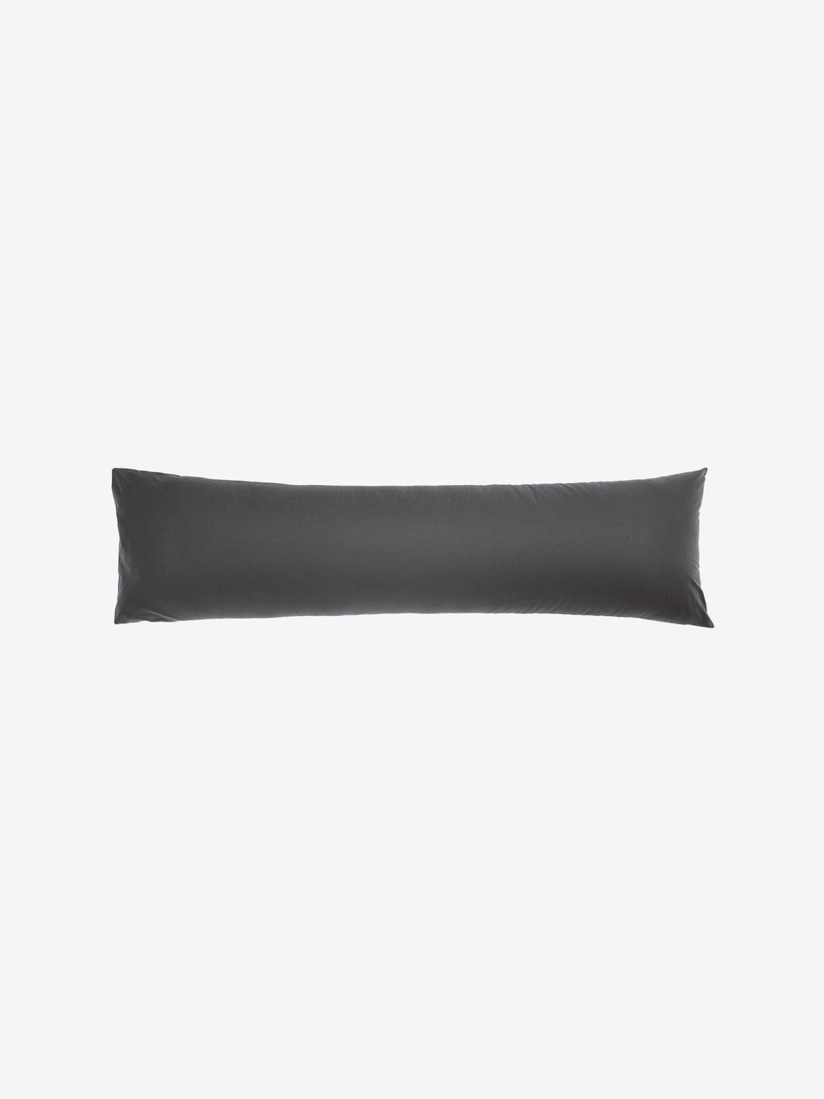 Pillowcase 300 Thread Count Cotton Percale Vienna Linen House - Body Charcoal