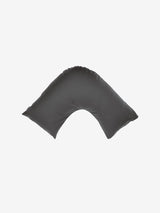 Pillowcase - 300 Thread Count Cotton Percale Vienna - U-Shaped Charcoal