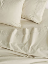 Pillowcase 300 Thread Count Cotton Percale Vienna Linen - Standard Natural