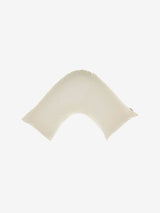 Pillowcase - 300 Thread Count Cotton Percale Vienna Linen - U-Shaped Natural