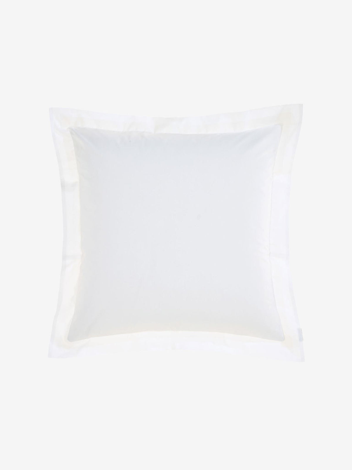 European Pillowcase - 300 Thread Count Cotton Percale Vienna - 65cm x 65cm White