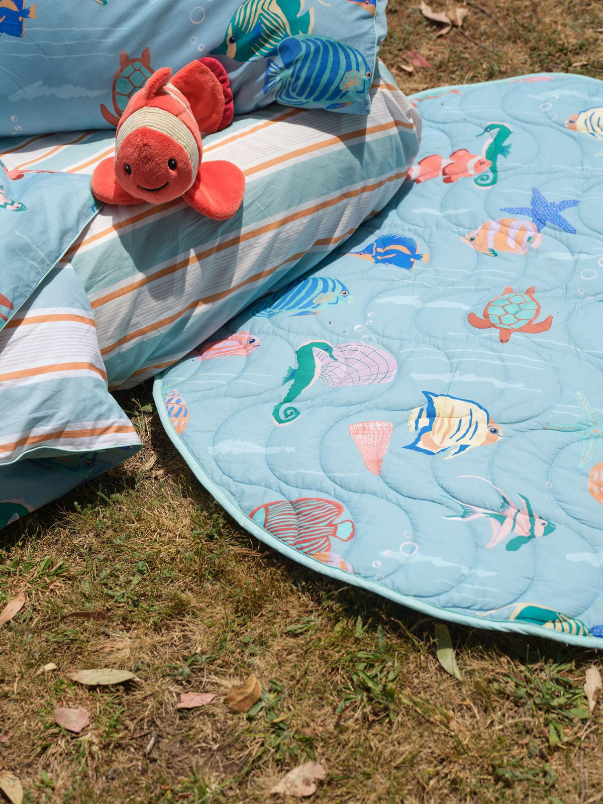 Under The Sea Play Mat Linen House - 120cm Multi