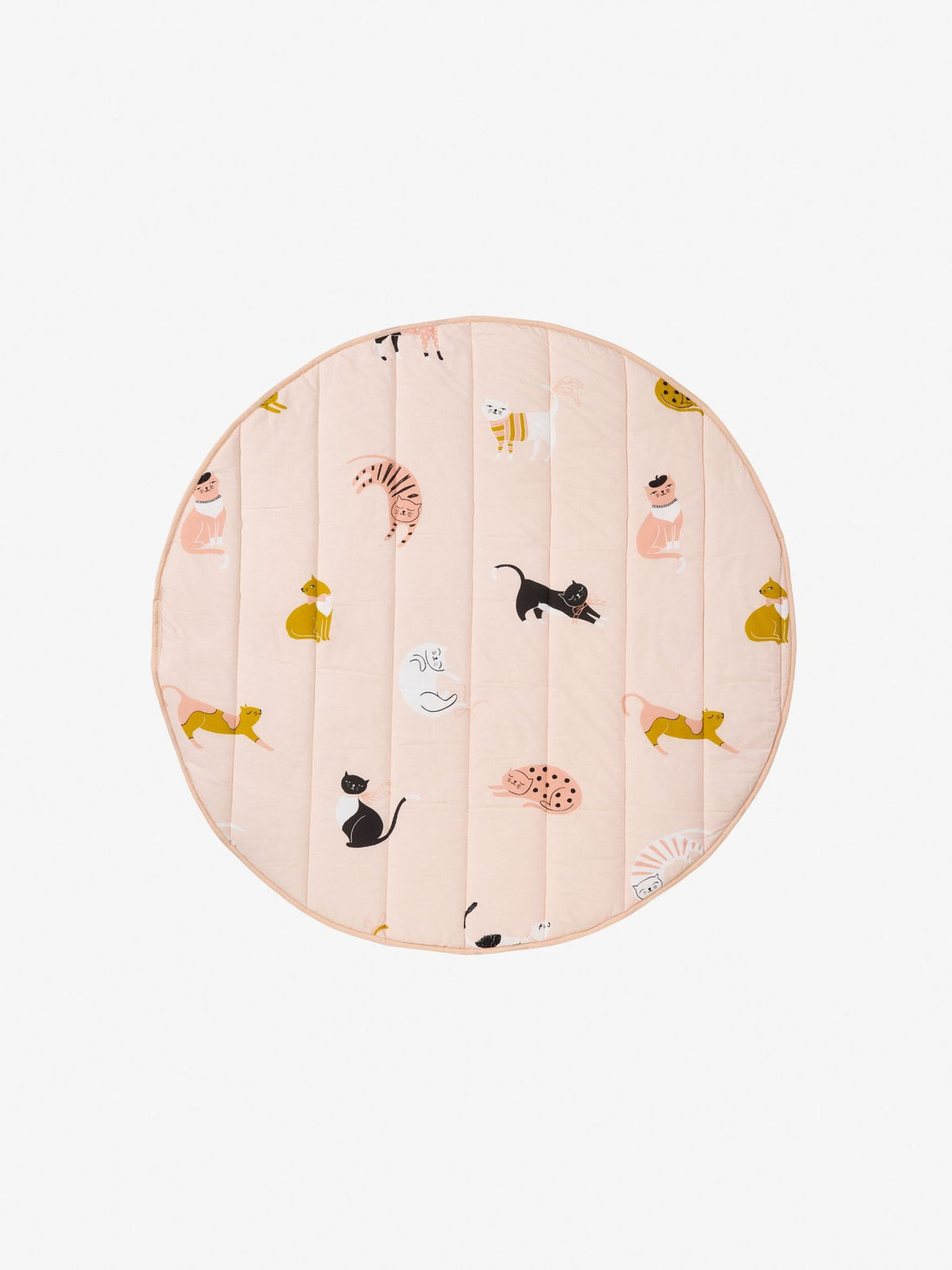 Cats 'N' Bows Play Mat Linen House - 120cm Pink