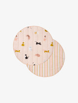 Cats 'N' Bows Play Mat Linen House - 120cm Pink