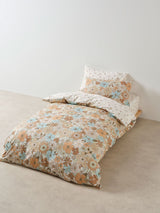 Quilt Cover Set - Flower Garden Linen House - Queen Multi