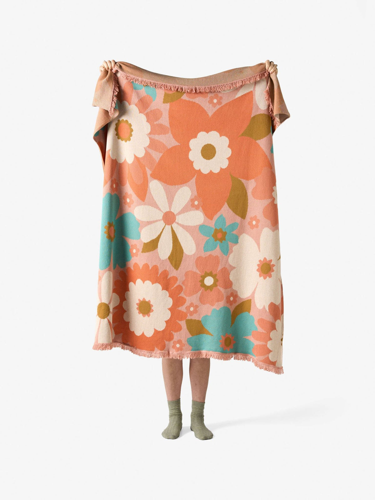 Blanket - Flower Garden Linen House - 120cm x 140cm Multi
