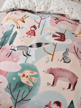 Quilt Cover Set - Folk Woodland Linen House - Double Multi