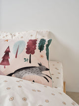 Quilt Cover Set - Folk Woodland Linen House - Single Multi