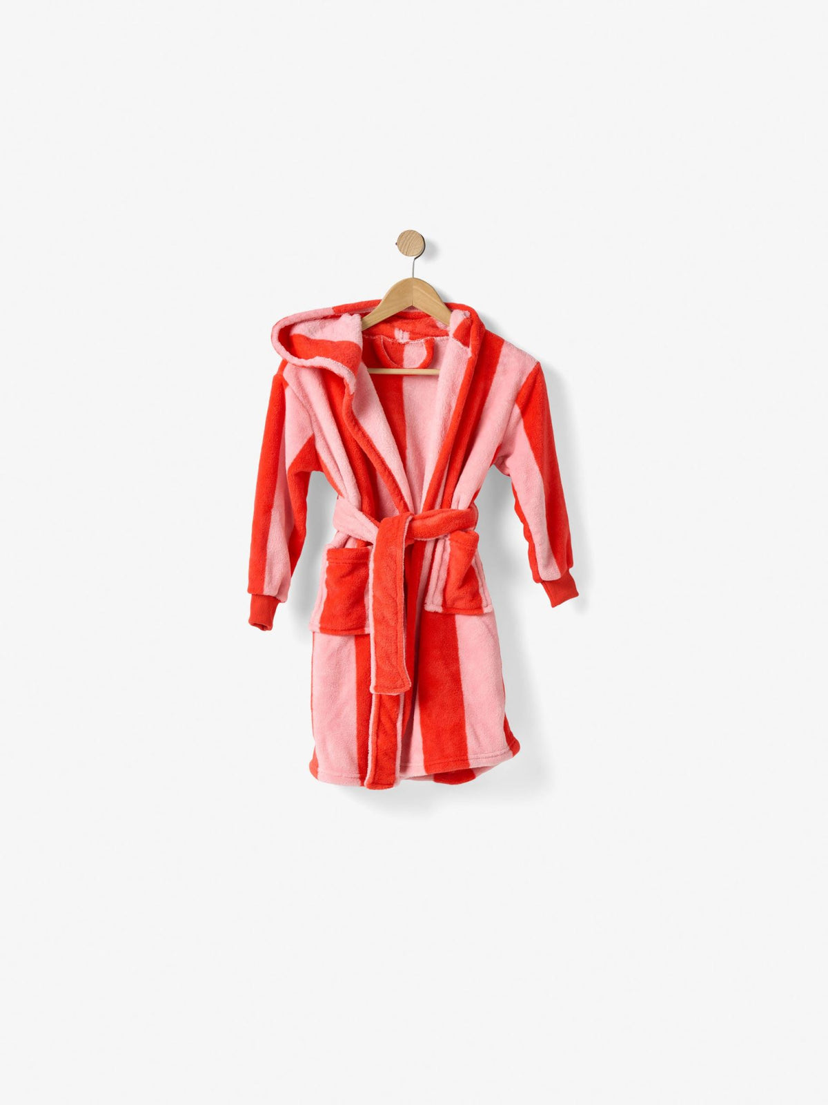 Kids Robe Plush Ocean City Tomato Linen House - Medium Red