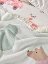 Blanket - Petite Paris Linen House - 120cm x 140cm Pink