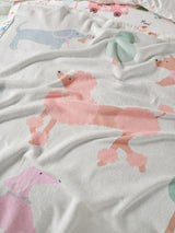 Blanket - Petite Paris Linen House - 120cm x 140cm Pink