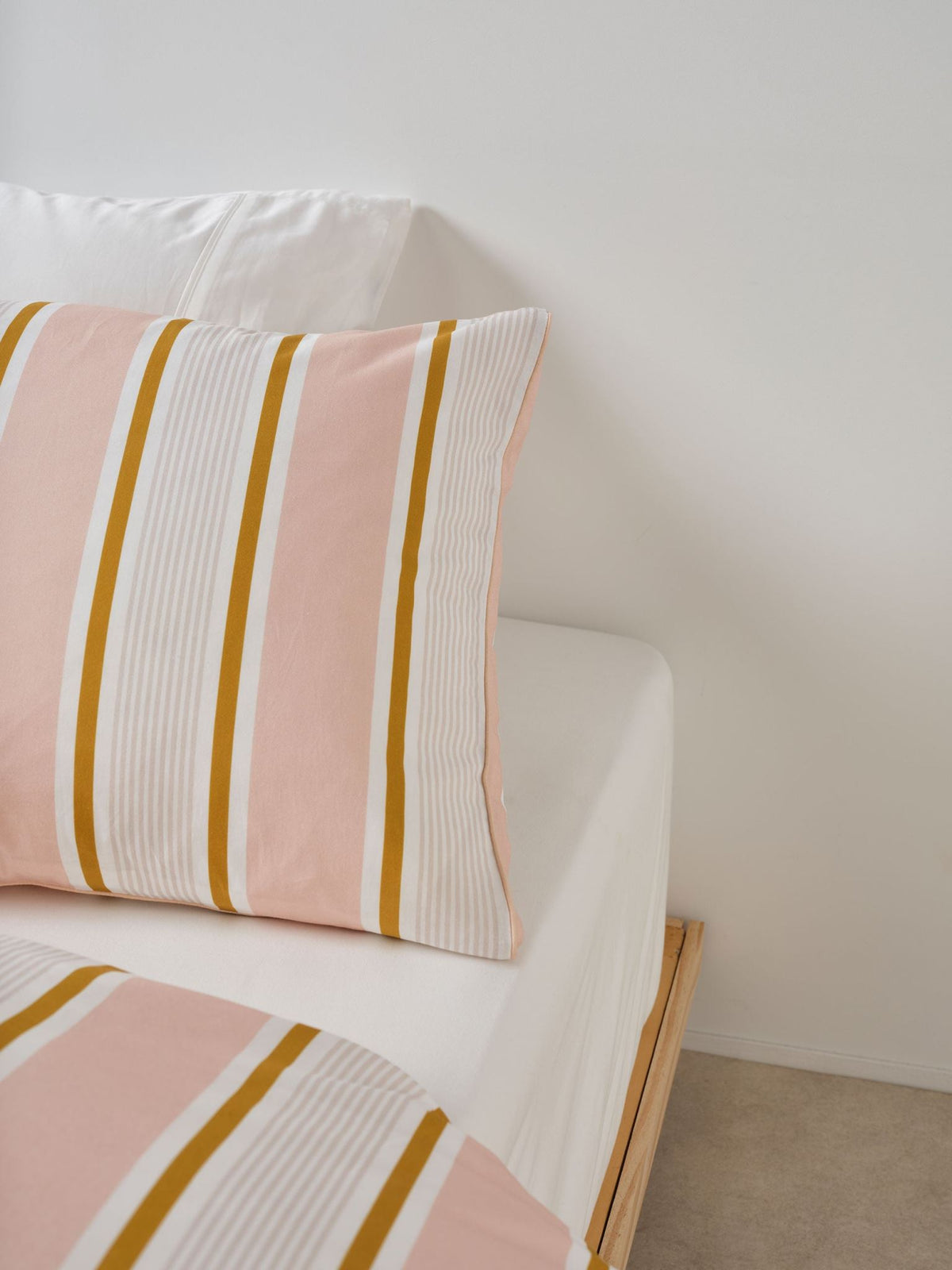 Quilt Cover Set - Sailor Stripe Linen House - Queen Pink