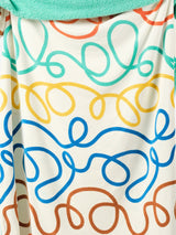 Blanket - Squiggle Linen House - 180cm x 220cm Multi