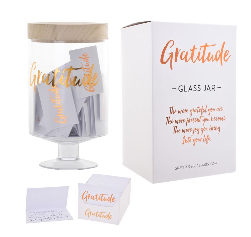 Gratitude Jar with Cards (24cm)