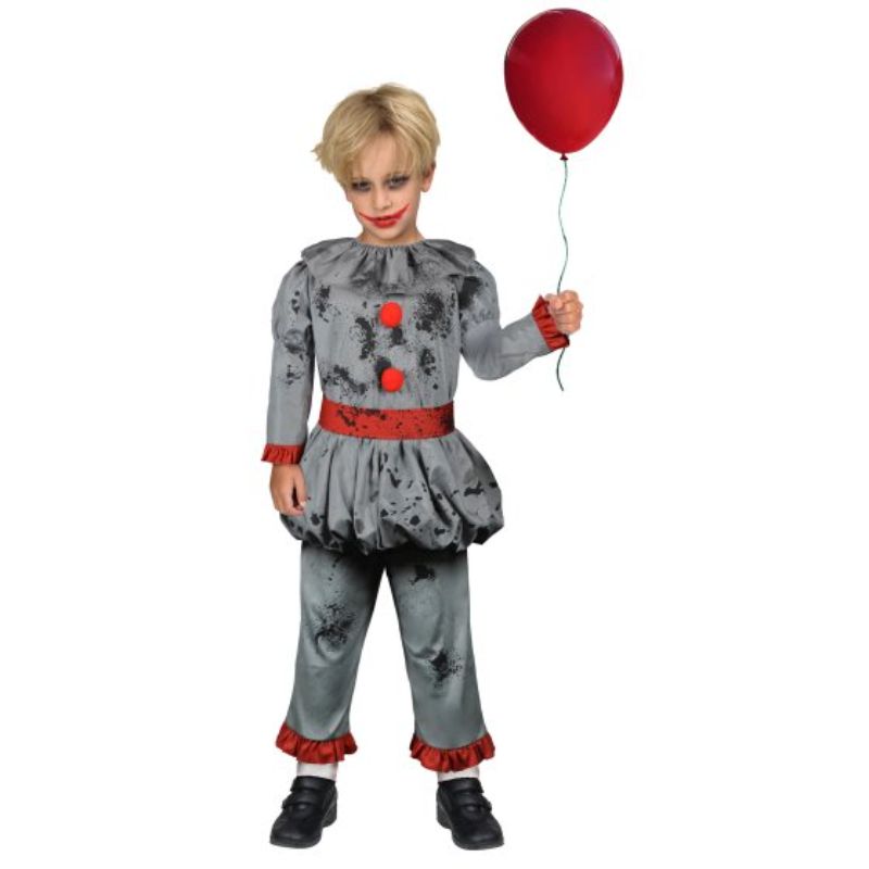 Costume Bad Clown Boys 6-8 Years