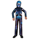 Costume Neon Skeleton Boys 3-4 Years