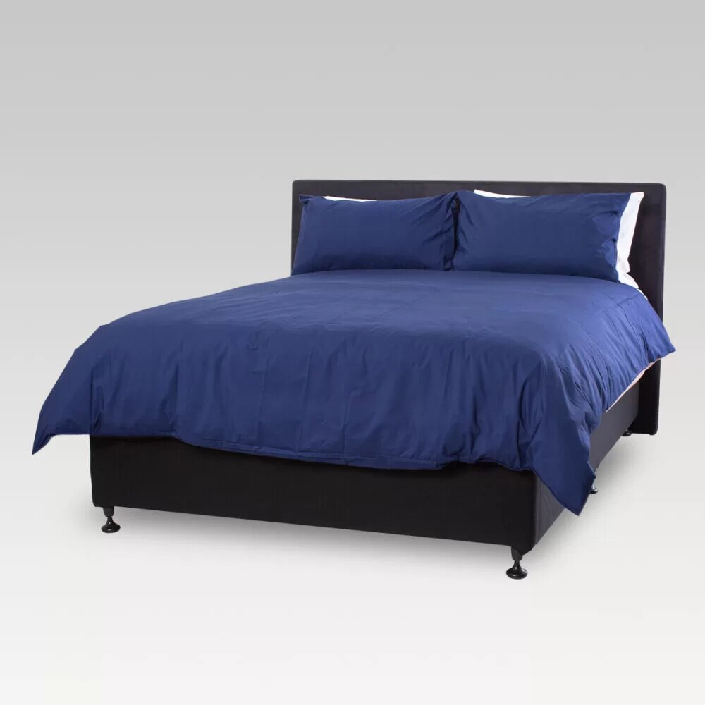 Double Duvet Cover - Set - Weavers Premium Navy