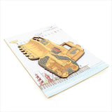 Kids Wall Art - Bulldozer (Pine)