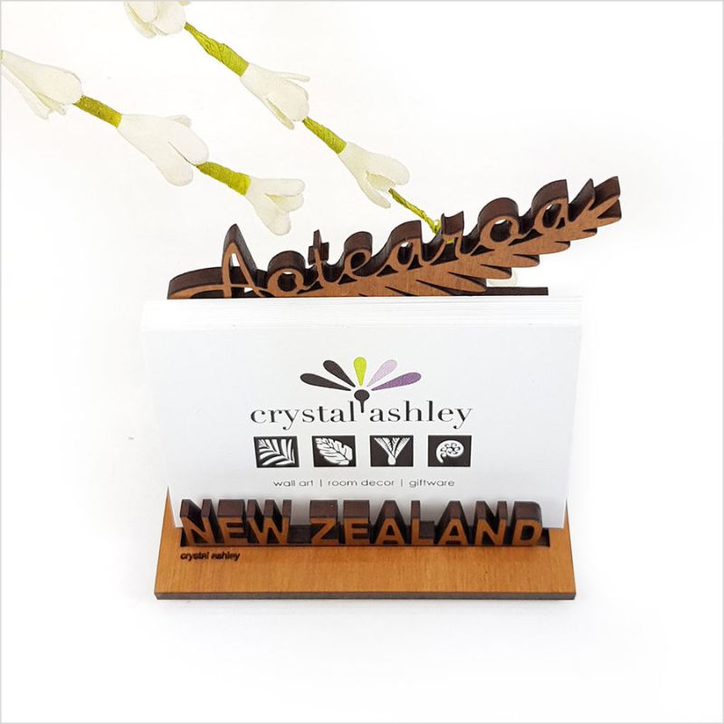 Card Holder - Silver Fern Aotearoa (9cm)