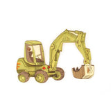 Kids Wall Art - Excavator (Pine)