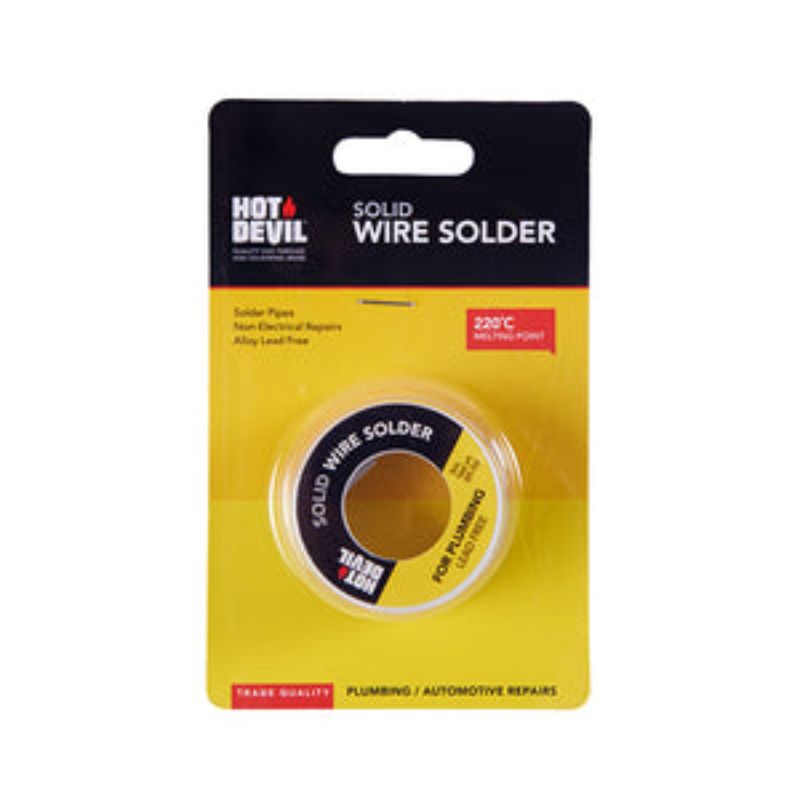 Solder - Solid Wire Plumbing & Auto 85gm- Hot Devil