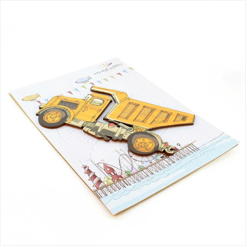 Kids Wall Art - Dump Truck (Pine)