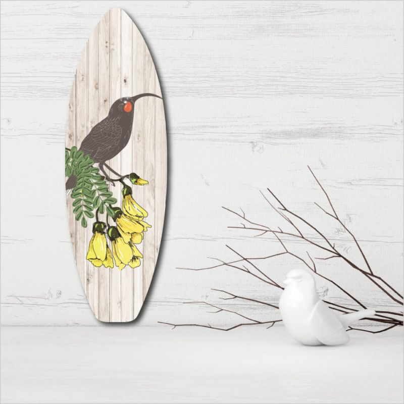 Wall Art- Ply Surfboard Art Huia Plank (50cm)