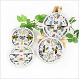 Wall Art - Printed Circle Large Folk Kereru Large (25cm)