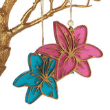 Hanging Ornament - Lily (Pink Satin Acrylic)