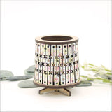 Round LED Tealight Holder - Floral Pacific