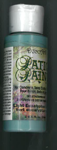 Acrylic Paint - Patio Paint 2oz Light Eucalyptus Green