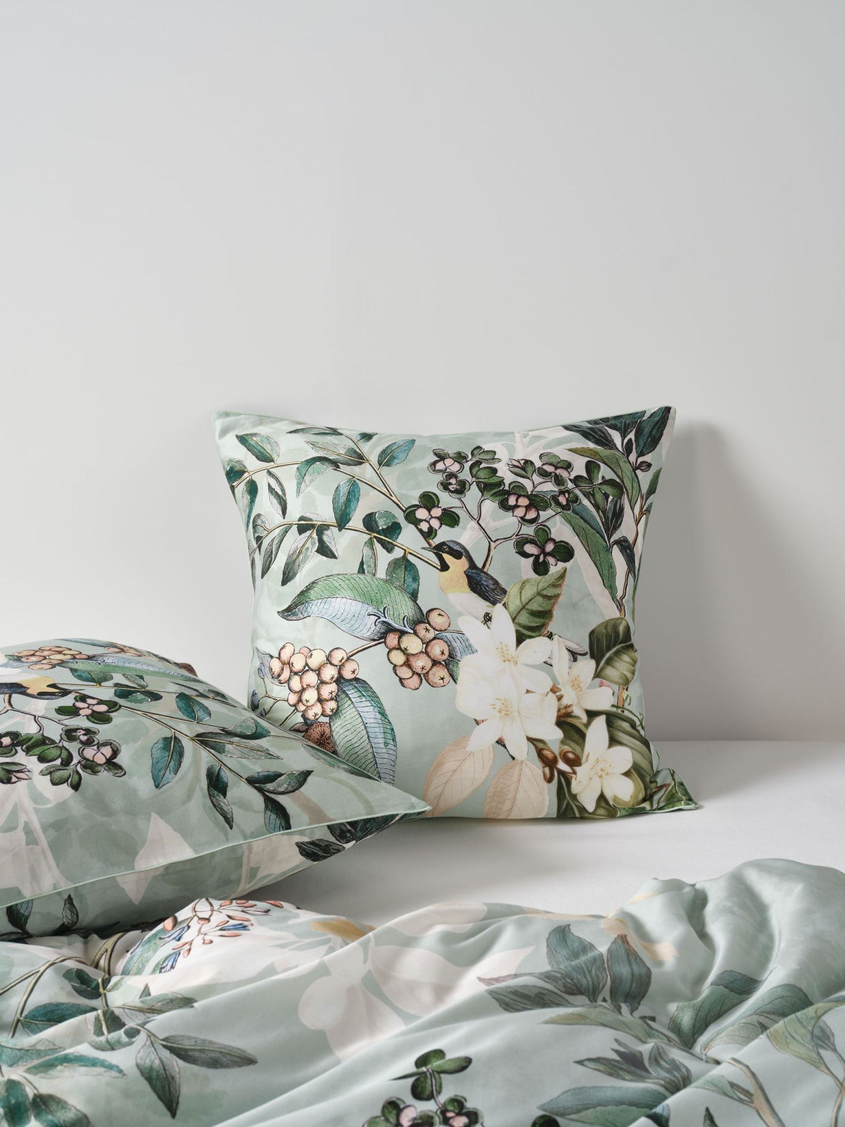 Blair Duvet Cover Set by Linen House - Super King (Jade)