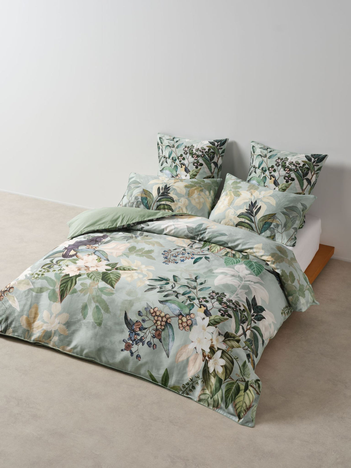 Blair Duvet Cover Set by Linen House - Queen (Jade)