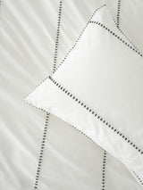 Jerome Duvet Cover Set by Linen House - Australian Super King (White)
