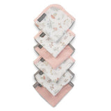 Little Linen Towelling Washer 6pk - Savanna Giraffe - Little Linen