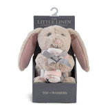 Little Linen Plush Toy & Washers - Harvest Bunny - Little Linen